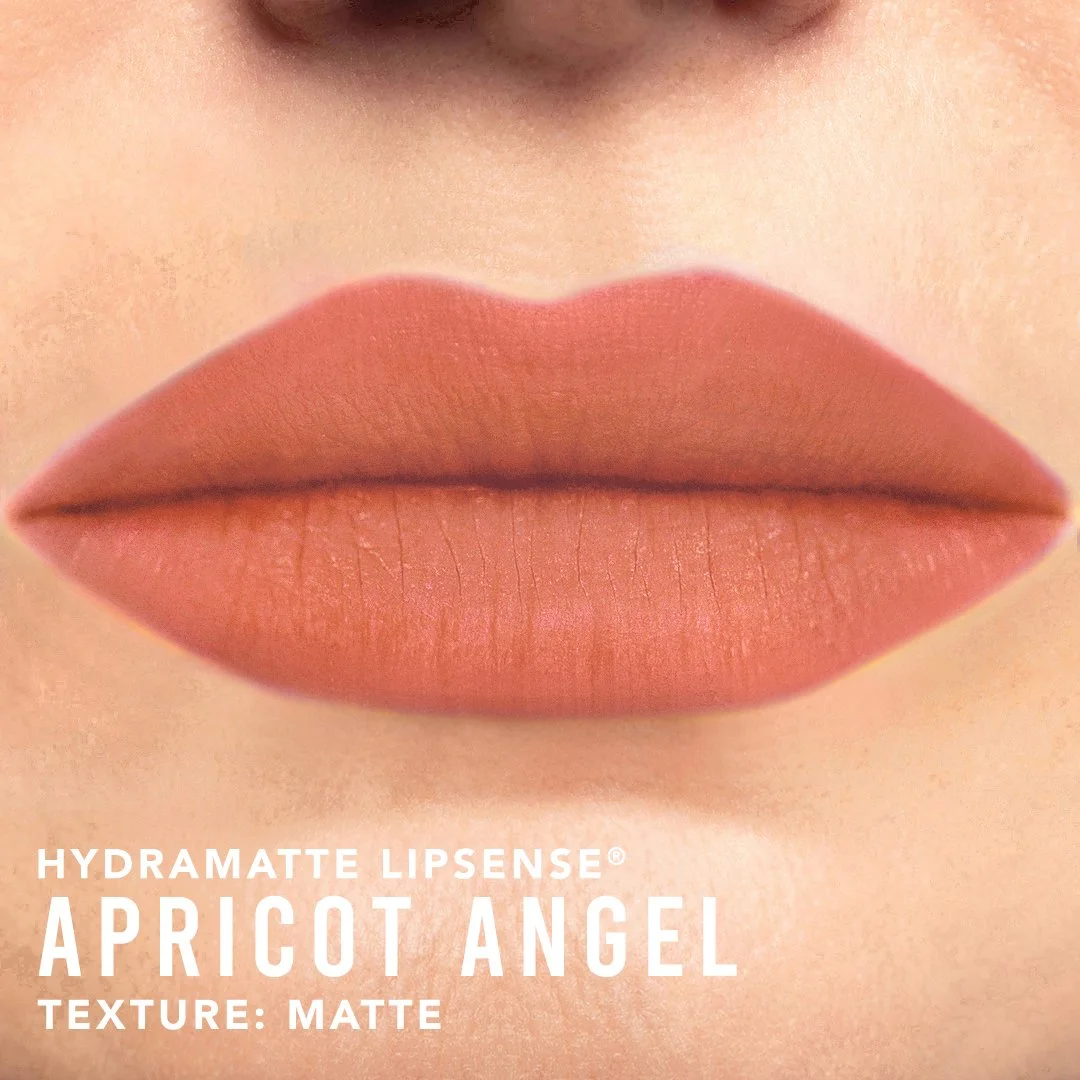 LIPS-SC- リップス Apricot Angel HydraMatte LipSense - Long-Lasting, Hydrating Lip